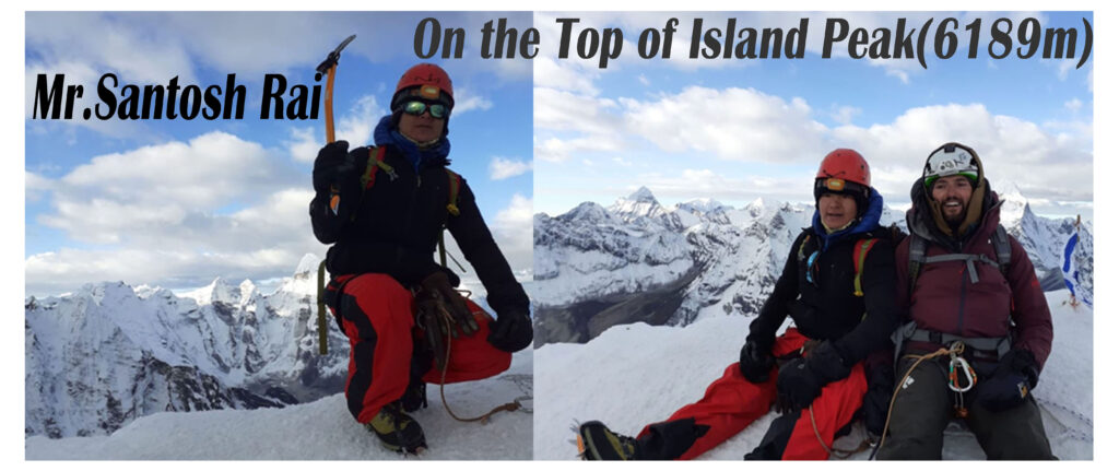Guide d'escalade pour l'Island Peak-Santosh Rai