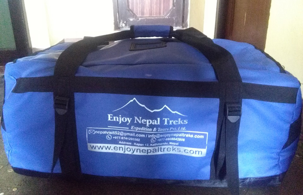 Everest Base Camp Trek saco de mufla(Enjoy Nepal Treks)