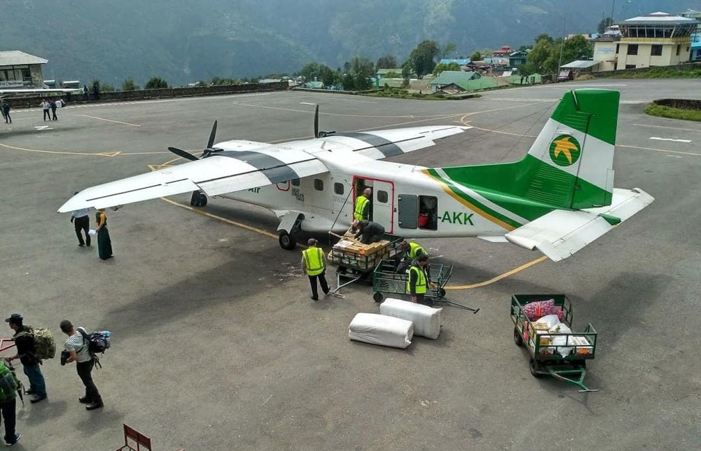 Flug von Lukla nach Kathmandu