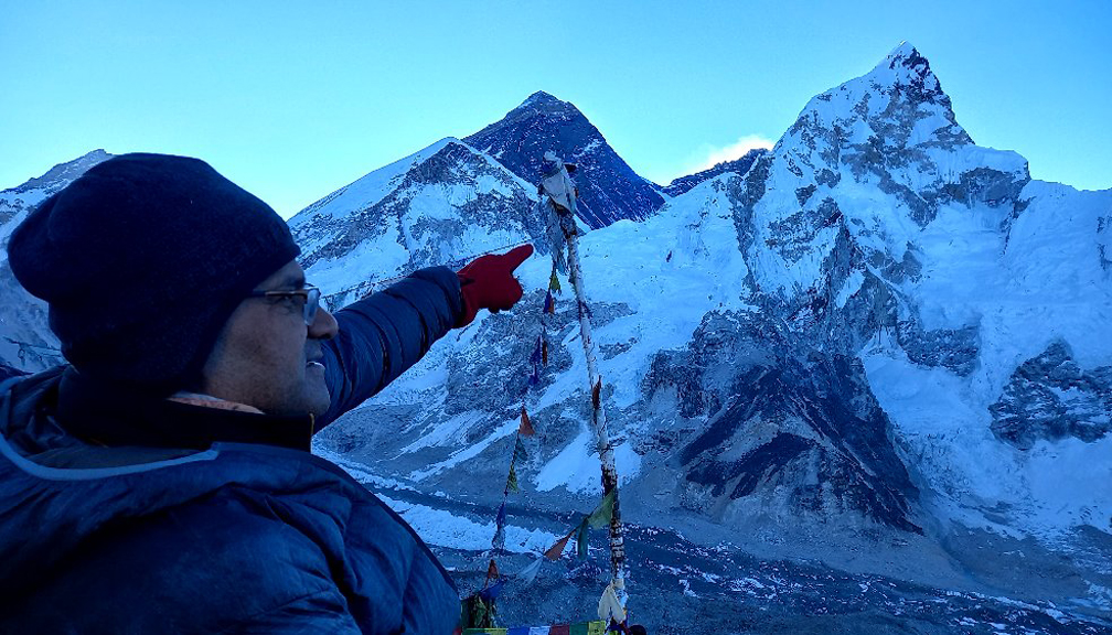 Vista do Everest de Kala Patthar