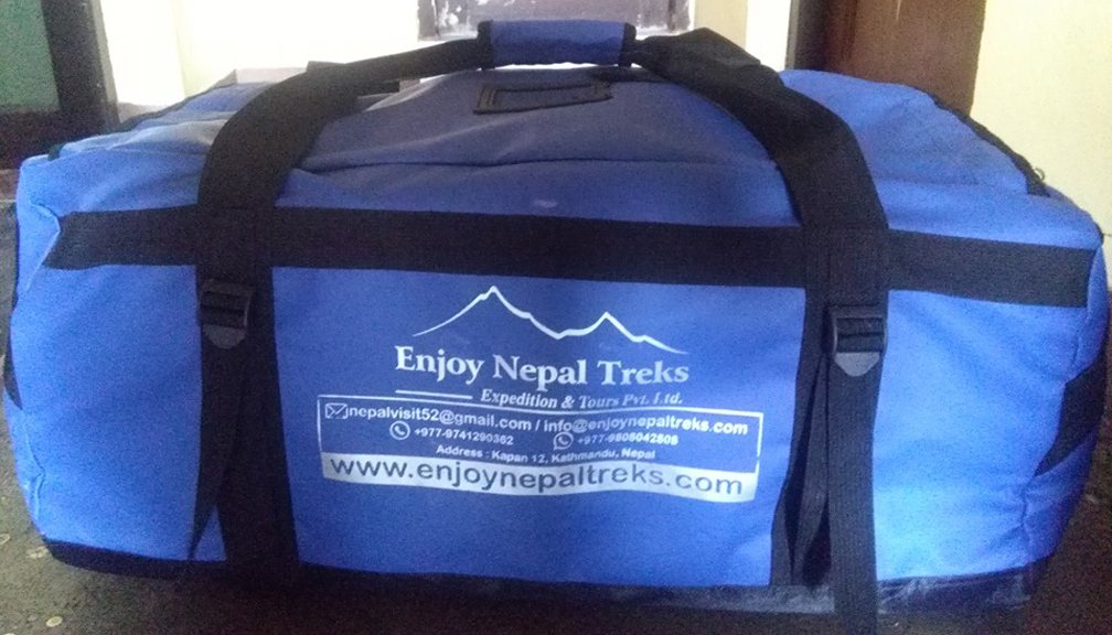 Наслаждайтесь спортивным мешком Nepal Treks бесплатно для EBC Trek